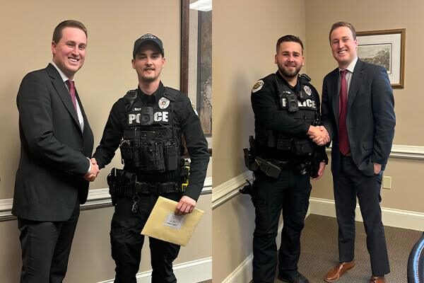 Officer Devin Cook and Officer Colin Miller